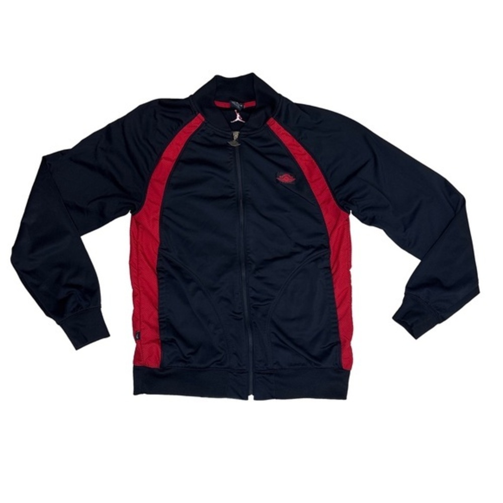 ⭐️ Vintage Air Jordan Black and Red Track Jacket- size Medium